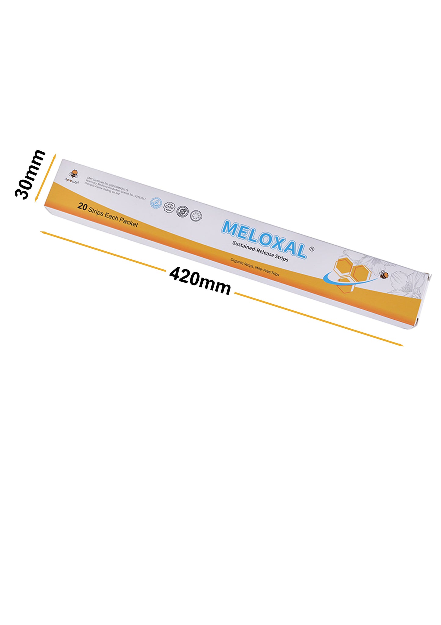 High-Dose Oxalic AcidBee Mite Treatment Strips(20stips/pack)
